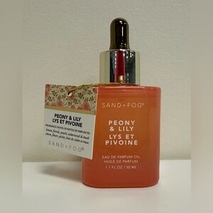 NWT Sand + Fog Peony & Lily Oil Scent - 50ml